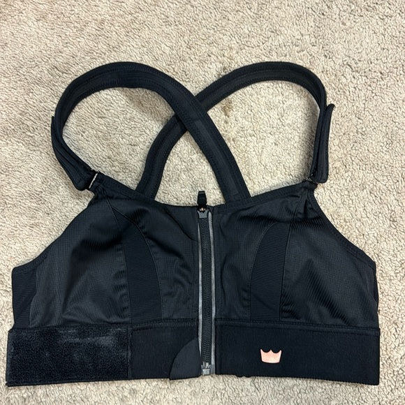 SHEFIT Other - SHEFIT Black Front-Zip High-Support Sports Bra